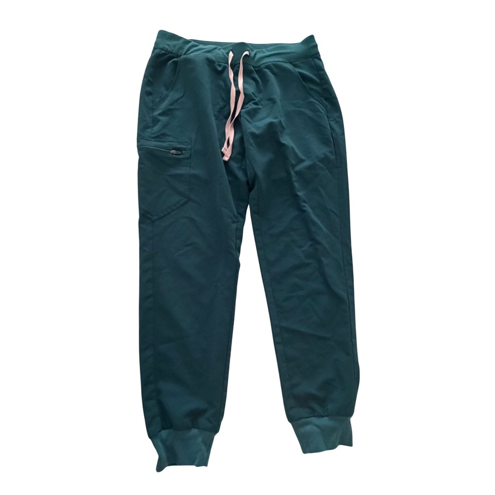 FIGS Technical Collection Zamora Jogger Scrub Pants Carribean Blue sz M nurse
